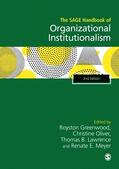 Greenwood / Oliver / Lawrence |  The SAGE Handbook of Organizational Institutionalism | eBook | Sack Fachmedien