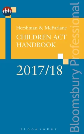 McFarlane |  Hershman and McFarlane: Children Act Handbook 2017/18 | Buch |  Sack Fachmedien