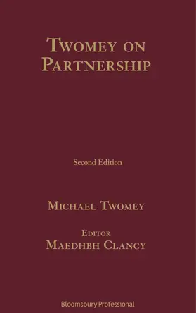 Twomey / Clancy |  Twomey on Partnership: (second Edition) | Buch |  Sack Fachmedien