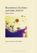 Cave |  Bloomsbury's Tax Rates and Tables 2018/19: Budget Edition | Buch |  Sack Fachmedien