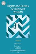 Bruce |  Rights and Duties of Directors 2018/19 | Buch |  Sack Fachmedien