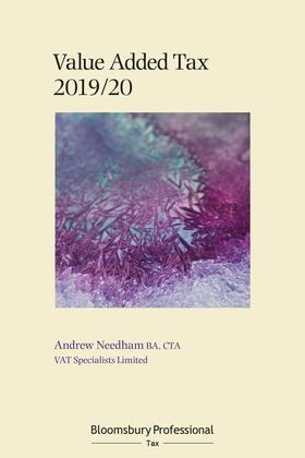 Needham |  Bloomsbury Professional Vat 2019/20 | Buch |  Sack Fachmedien