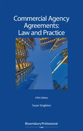 Singleton |  Commercial Agency Agreements: Law and Practice | Buch |  Sack Fachmedien