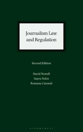 Newell / Tekin / Canneti |  Journalism Law and Regulation | Buch |  Sack Fachmedien