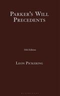 Pickering |  Parker’s Will Precedents | Buch |  Sack Fachmedien