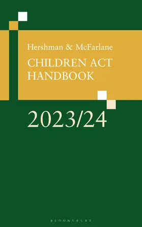 McFarlane |  Hershman and McFarlane: Children Act Handbook 2023/24 | Buch |  Sack Fachmedien