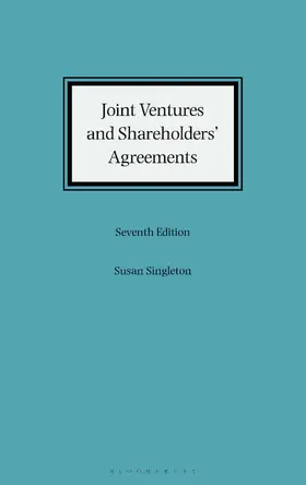 Singleton |  Joint Ventures and Shareholders' Agreements | Buch |  Sack Fachmedien