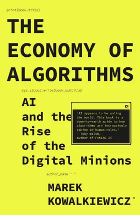 Kowalkiewicz |  The Economy of Algorithms | Buch |  Sack Fachmedien