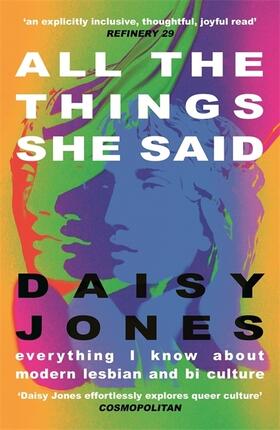 Jones |  All The Things She Said | Buch |  Sack Fachmedien