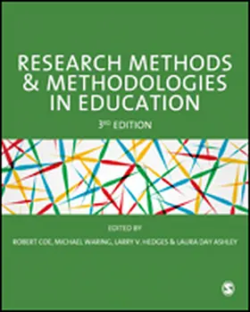 Coe / Waring / Hedges |  Research Methods and Methodologies in Education | Buch |  Sack Fachmedien