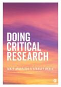 Alvesson / Deetz |  Doing Critical Research | eBook | Sack Fachmedien