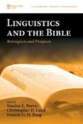 Porter / Land / Pang |  Linguistics and the Bible | eBook | Sack Fachmedien