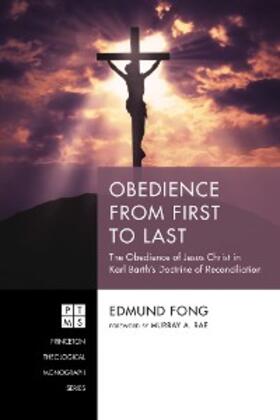 Fong |  Obedience from First to Last | eBook | Sack Fachmedien