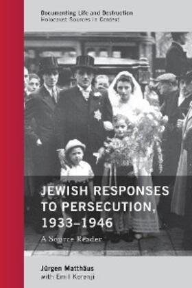 Matthäus |  Jewish Responses to Persecution, 1933-1946 | eBook | Sack Fachmedien