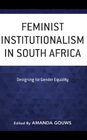Gouws | Feminist Institutionalism in South Africa | E-Book | www.sack.de