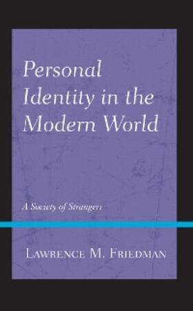 Friedman | Personal Identity in the Modern World | E-Book | www.sack.de