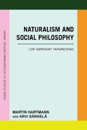 Hartmann / Särkelä | Naturalism and Social Philosophy | E-Book | www.sack.de