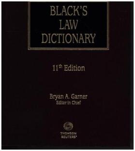 Garner |  Black's Law Dictionary | Buch |  Sack Fachmedien