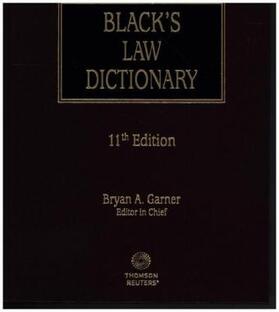 Garner | Black's Law Dictionary 11th Edition, Hardcover | Buch | 978-1-5392-2975-9 | sack.de