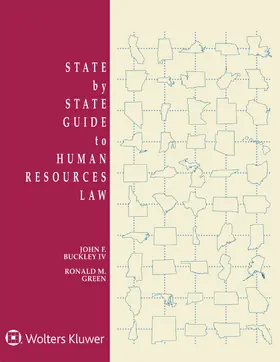 Green / Buckley |  State by State Guide to Human Resources Law: 2019 Edition | Buch |  Sack Fachmedien