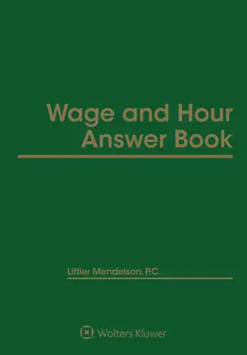 C. |  Wage and Hour Answer Book: 2019 Edition | Buch |  Sack Fachmedien