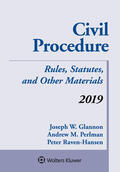 Glannon / Perlman / Raven-Hansen |  Civil Procedure: Rules, Statutes, and Other Materials, 2019 Supplement | Buch |  Sack Fachmedien
