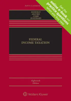 Bankman / Shaviro / Stark |  Federal Income Taxation | Loseblattwerk |  Sack Fachmedien