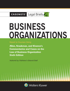 Briefs | Casenote Legal Briefs: Casenote Legal Briefs for Business Or | Buch | 978-1-5438-1565-8 | sack.de