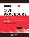  Casenote Legal Briefs for Civil Procedure Keyed to Subrin, Minow, Brodin, Main, and Lahav | Buch |  Sack Fachmedien