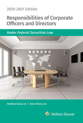 Staff |  Responsibilities of Corporate Officers and Directors Under Federal Securities Law: 2020-2021 Edition | Buch |  Sack Fachmedien