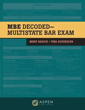 Basick / Schindler |  The MBE Decoded | Buch |  Sack Fachmedien