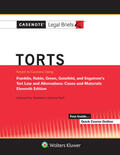  Casenote Legal Briefs for Torts Keyed to Franklin, Rabin, Green, Geistfeld, and Engstrom | Buch |  Sack Fachmedien