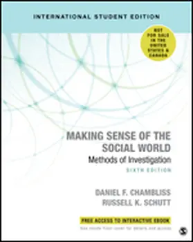 Chambliss / Schutt |  Making Sense of the Social World - International Student Edition | Buch |  Sack Fachmedien