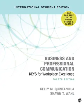 Miller / Wahl |  Business and Professional Communication - International Student Edition | Buch |  Sack Fachmedien