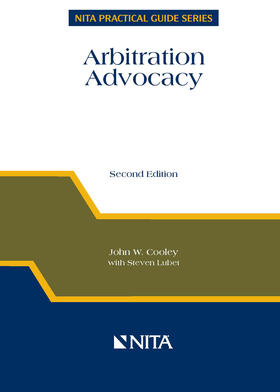 Cooley / Lubet | Arbitration Advocacy | Buch | 978-1-55681-799-1 | sack.de