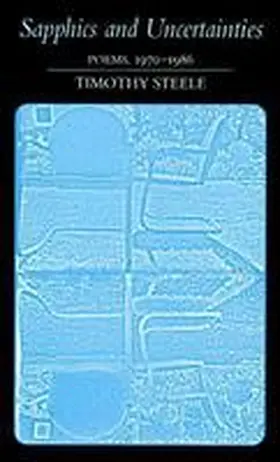 Steele |  Sapphics and Uncertainties | Buch |  Sack Fachmedien