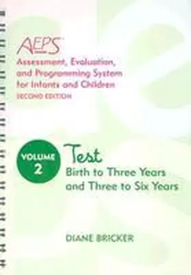 Bricker / Capt / Pretti-Frontczak |  AEPS Test Birth to Three Years and Three to Six Years | Buch |  Sack Fachmedien