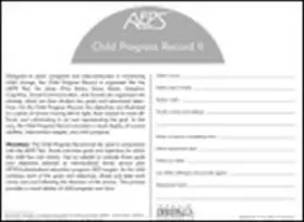 Bricker / Capt / Johnson |  Assessment, Evaluation, and Programming System for Infants and Children (Aeps(r)), Child Progress Record II | Buch |  Sack Fachmedien