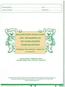 Jackson-Maldonado / Bates / Thal |  MacArthur Inventario del Desarrollo de Habilidades Comunicativas (Inventario) | Buch |  Sack Fachmedien