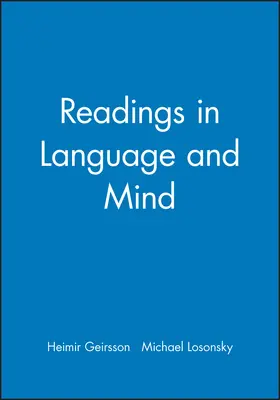Geirsson / Losonsky |  Readings in Language and Mind | Buch |  Sack Fachmedien