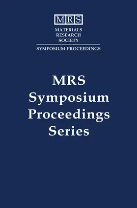 Stock / Mini / Perry |  Applications of Synchrotron Radiation Techniques to Materials Science V: Volume 590 | Buch |  Sack Fachmedien