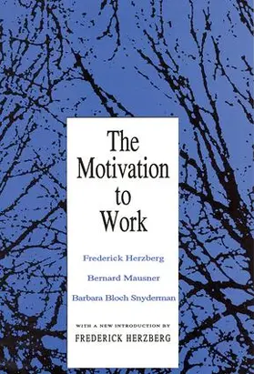 Herzberg | Motivation to Work | Buch | 978-1-56000-634-3 | www.sack.de