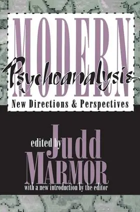 Marmor |  Modern Psychoanalysis | Buch |  Sack Fachmedien