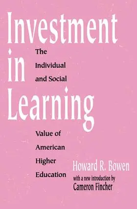 Bowen |  Investment in Learning | Buch |  Sack Fachmedien