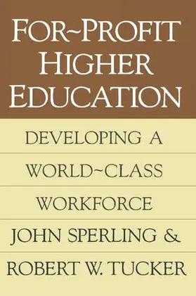 Sperling |  For-profit Higher Education | Buch |  Sack Fachmedien