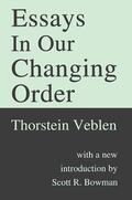Veblen |  Essays in Our Changing Order | Buch |  Sack Fachmedien