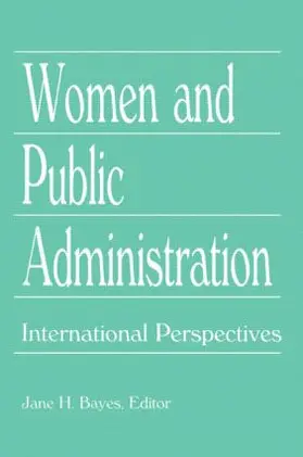 Bayes |  Women and Public Administration | Buch |  Sack Fachmedien