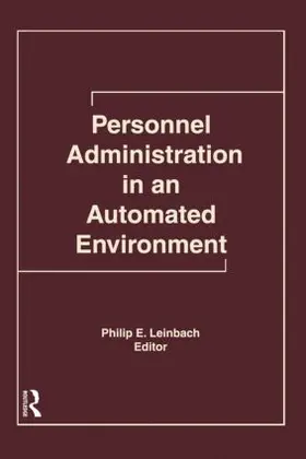 Leinbach |  Personnel Administration in an Automated Environment | Buch |  Sack Fachmedien