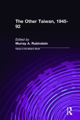 Rubinstein |  The Other Taiwan, 1945-92 | Buch |  Sack Fachmedien