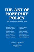 Colander / Daane |  The Art of Monetary Policy | Buch |  Sack Fachmedien
